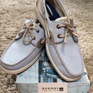 BRAND NEW/ Blue mesh Sperry Topsiders